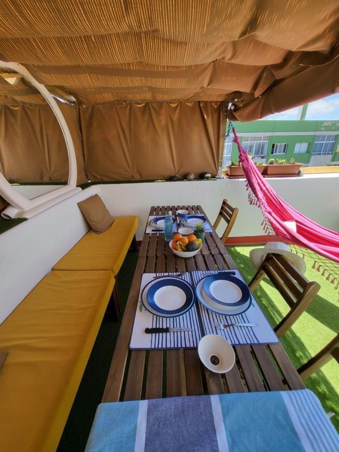 Apartamento Calandria Confital Para 8 Con Terraza Y Bbq Proxima Playa Las Palmas Exterior photo